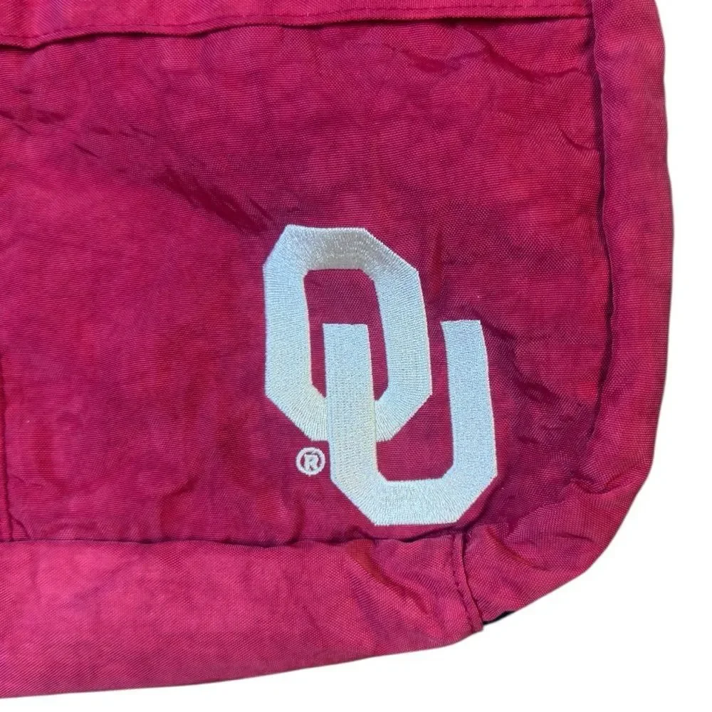 NWOT Alan Stuart University of Oklahoma Sooners Red Messenger Bag